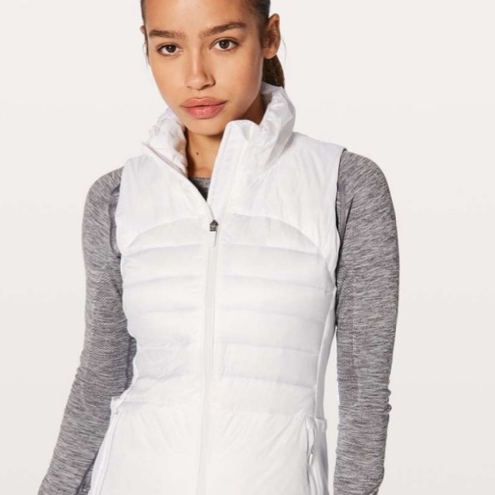 lululemon athletica White and Gray Sweater